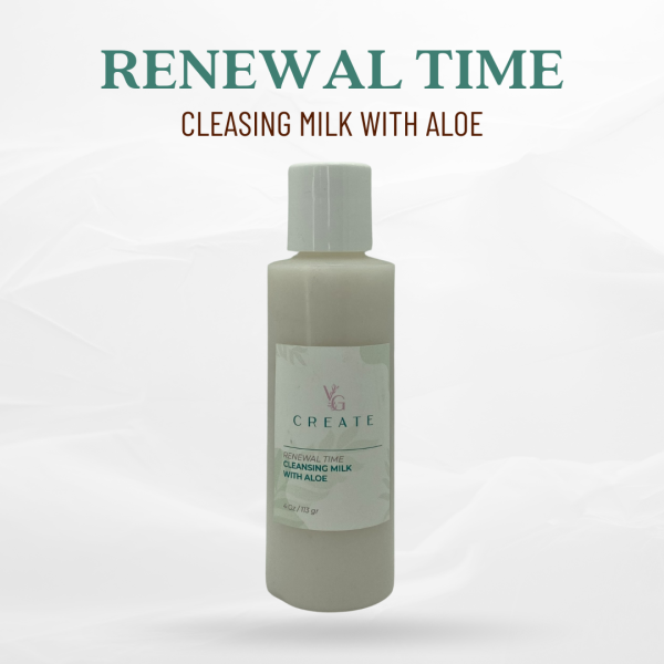 renewal time CLEASING MILK WITH ALOE
