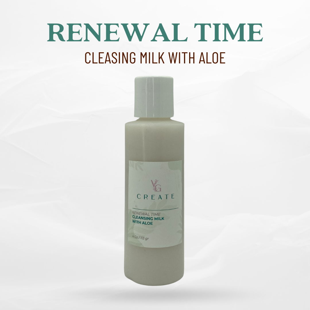 renewal time CLEASING MILK WITH ALOE