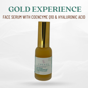 GOLD EXPERIENCE FACE SERUM WITH COENCYME Q10 & HYALURONIC ACID